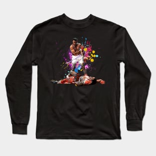 Muhammad Ali Brush Long Sleeve T-Shirt